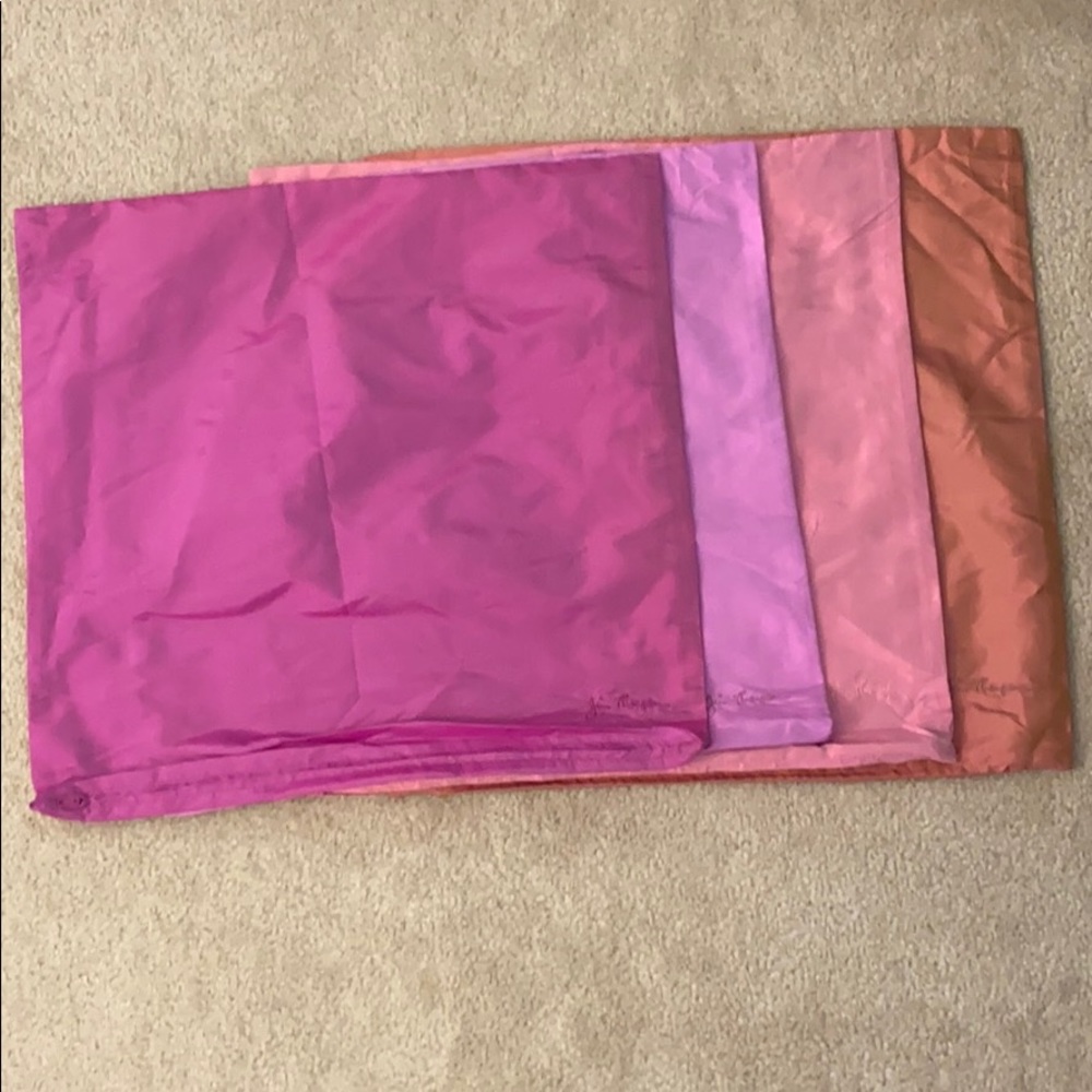 Set of 4 Jim Thompson silk 18x18inch pillow covers